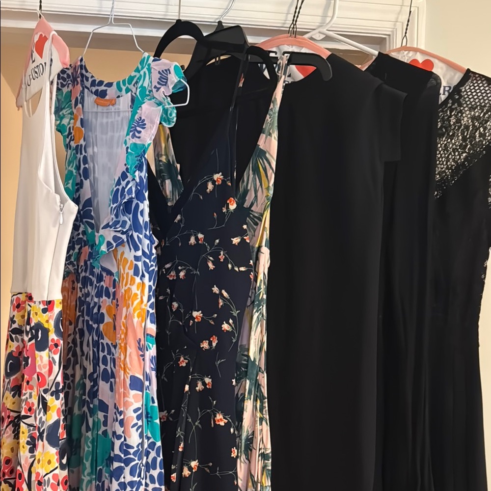 Floral and Black Dress Collection (7 dresses)